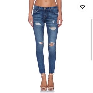 CURRENT/ELLIOTT NWT Benett Stiletto Skinny Jeans 28 Ripped Distressed Destroyed